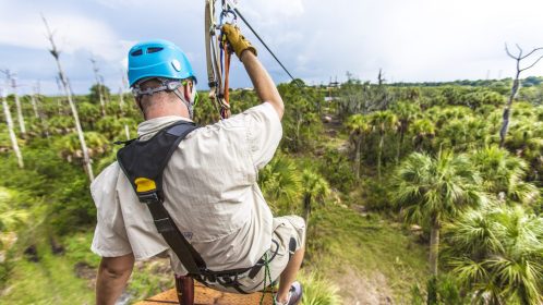 Empower Adventures Tampa Bay Zip Line Course in Oldsmar.