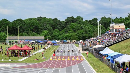 Jay M. Robinson Mondo Track & Field Facility in Concord, NC Photo credit Explore Cabarrus